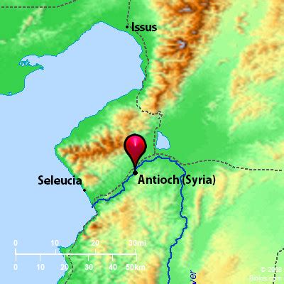 Bible Map: Syrian Antioch .
